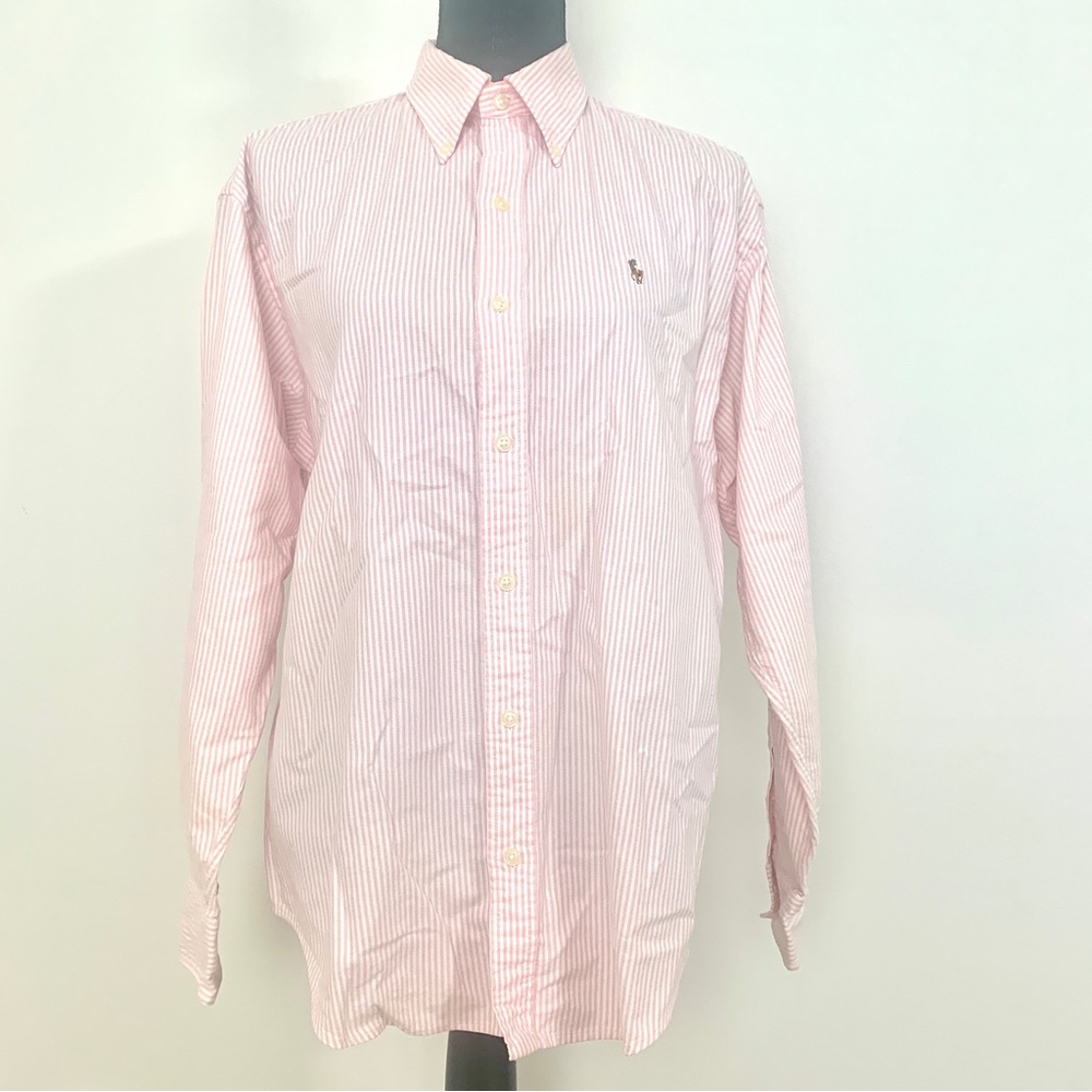 Ralph Lauren Stripe Button Up Cotton